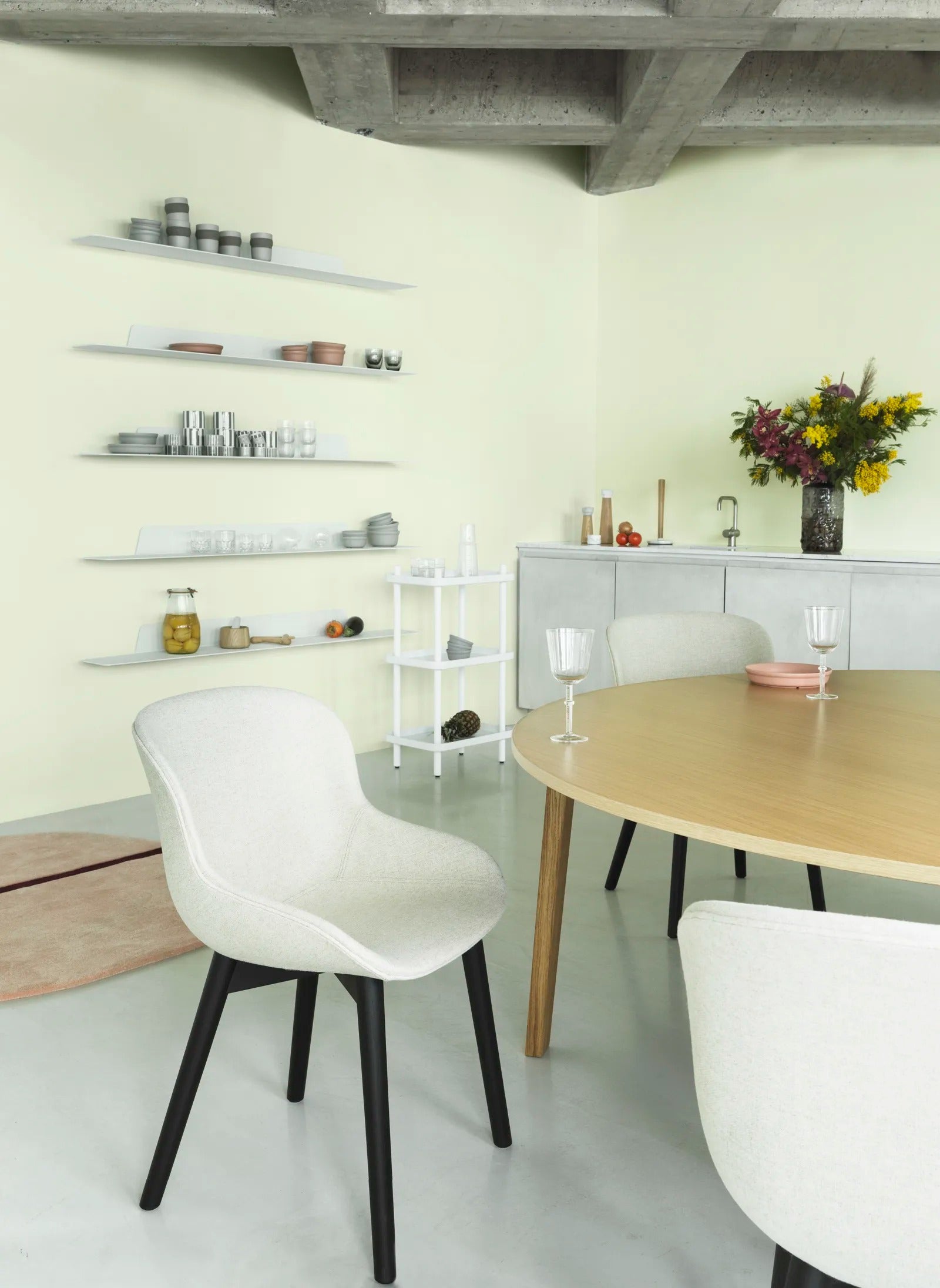Block Shelf White/White