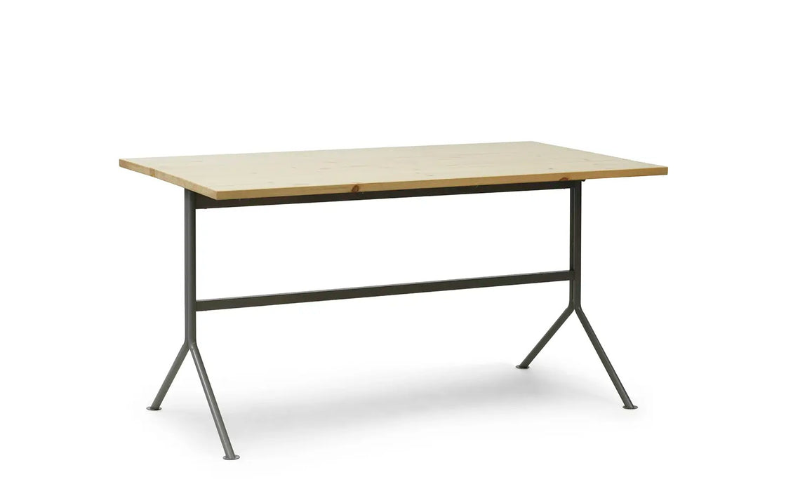Kip Desk Grey Steel