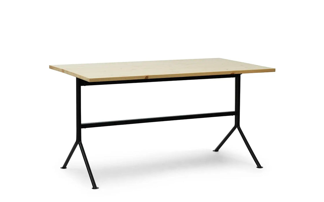 Kip Desk Black Steel