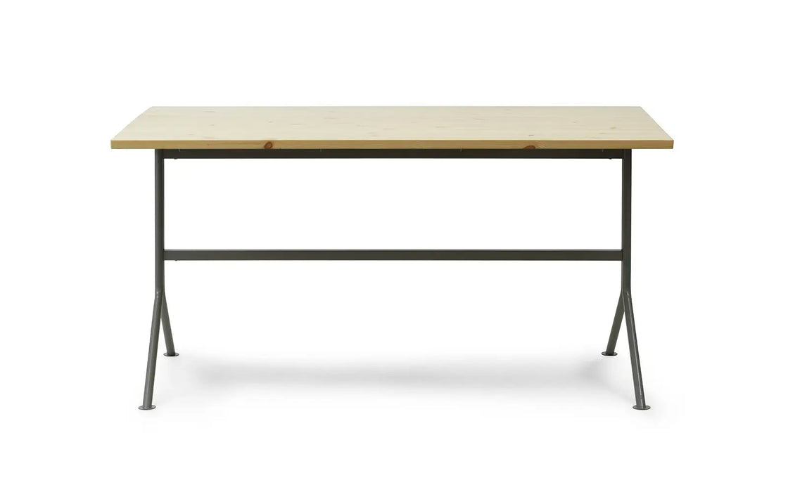 Kip Desk Grey Steel