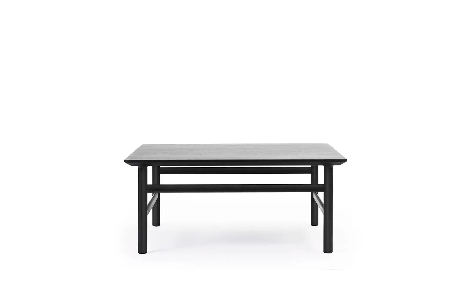 Grow Table 80 x 80 cm. Stained Oak