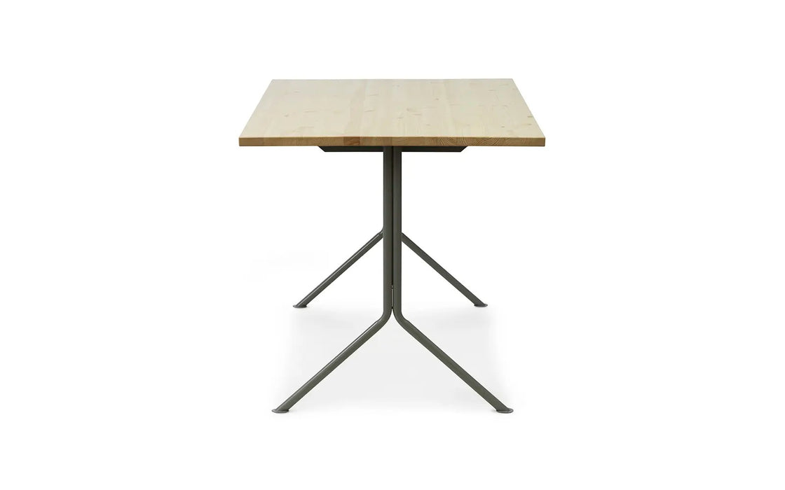 Kip Desk Grey Steel