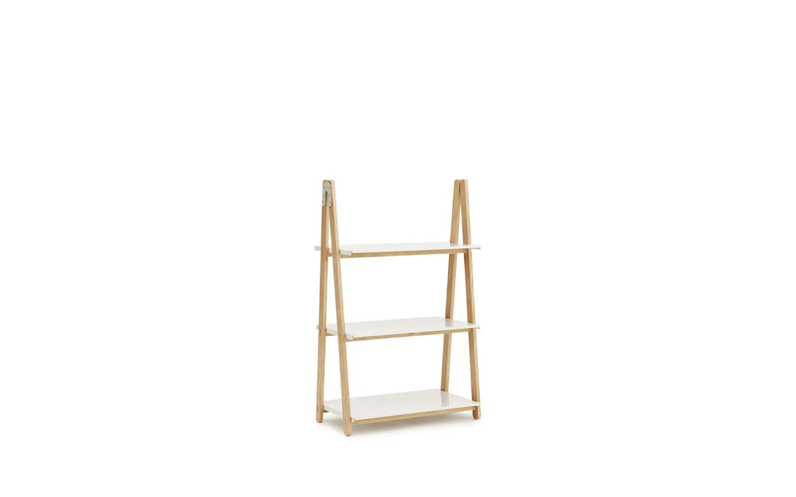One Step Up Bookcase Low White