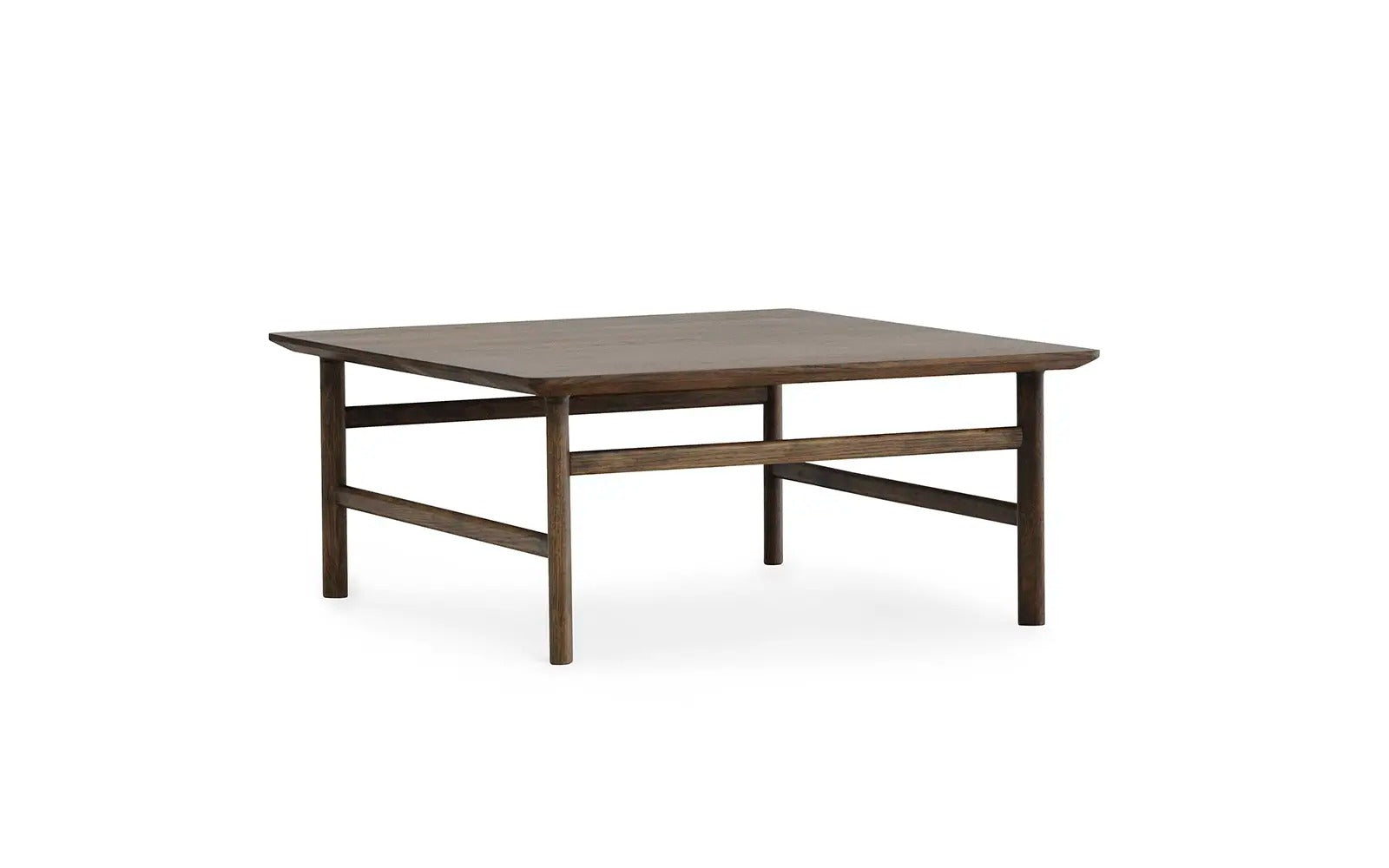 Grow Table 80 x 80 cm. Stained Oak