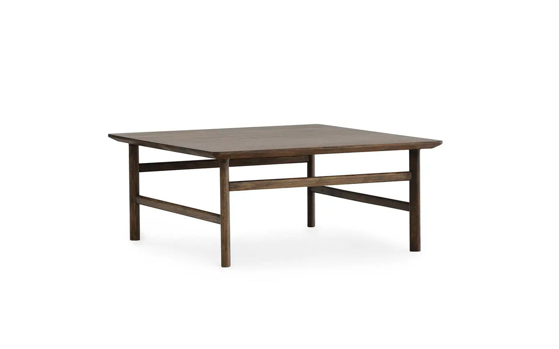 Grow Table 80 x 80 cm. Stained Oak