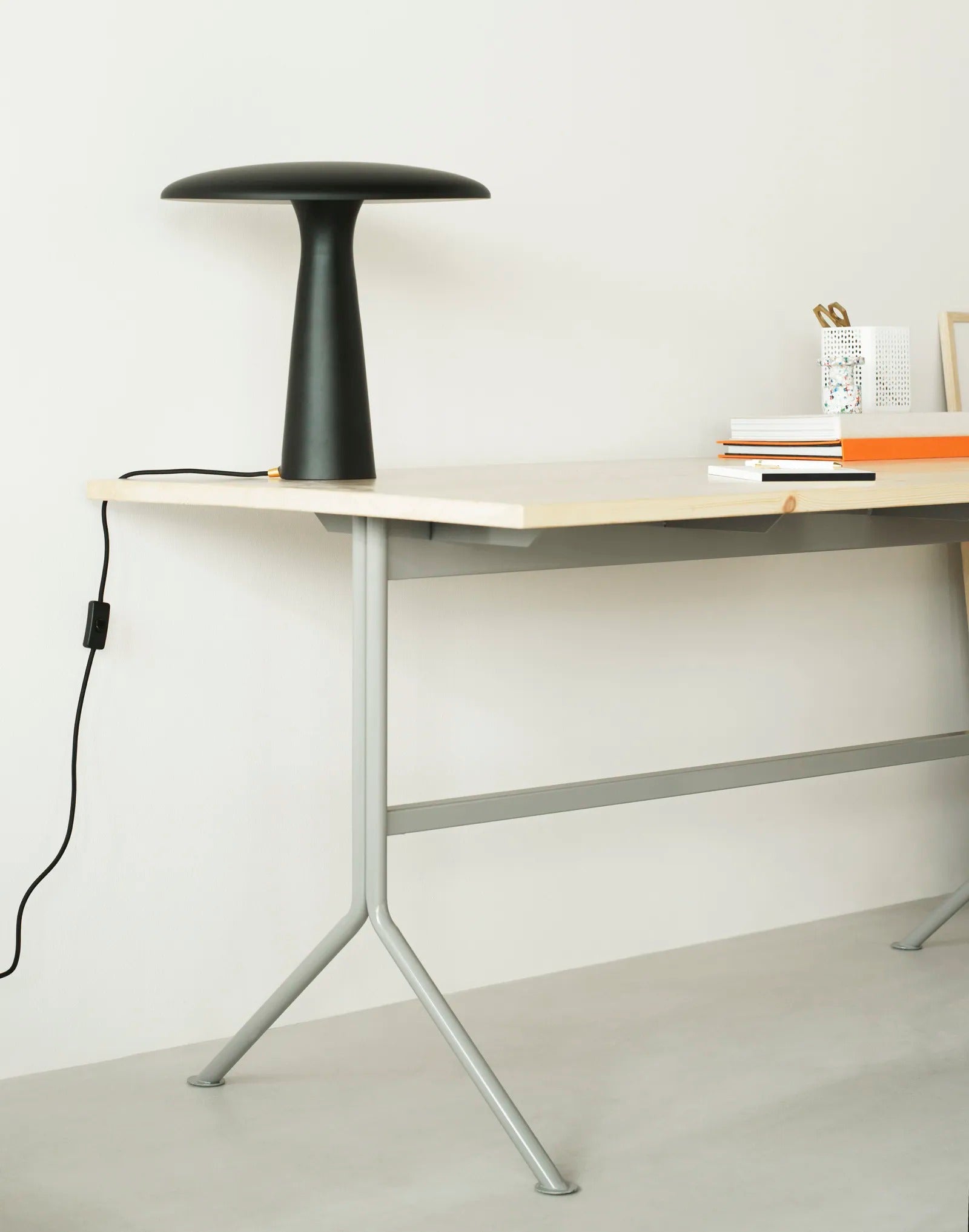 Kip Desk Grey Steel