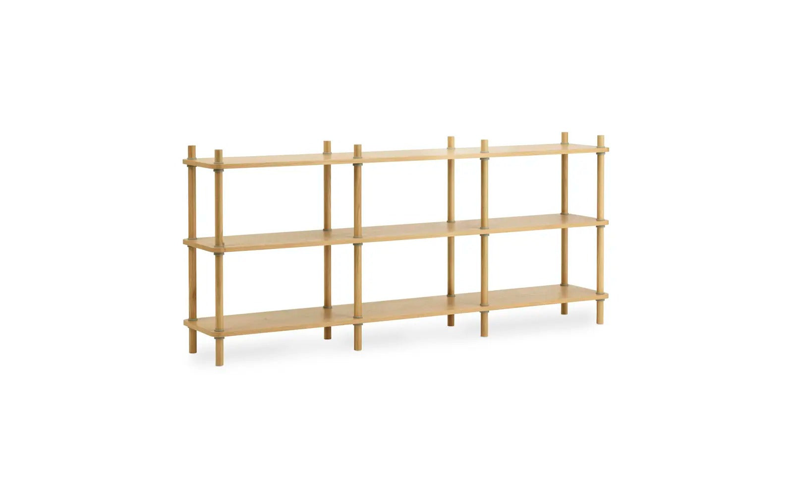 Jam Bookcase 8 poles Oak/grey