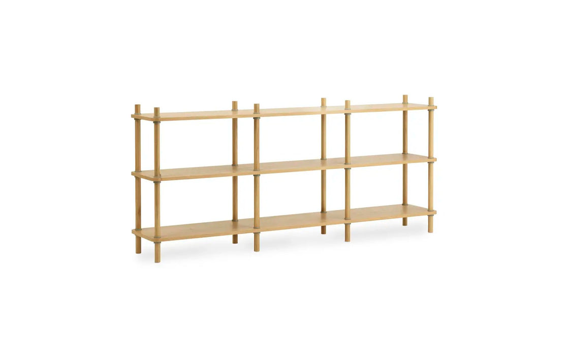 Jam Bookcase 8 poles Oak/grey