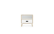 Kabino Bedside Table White