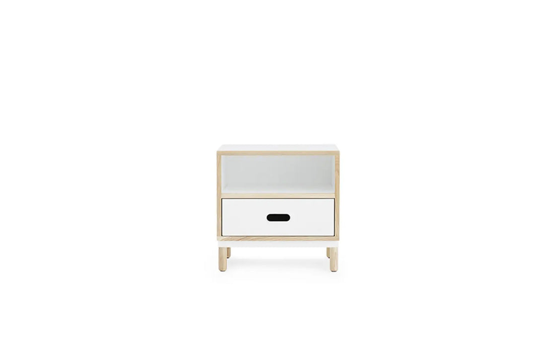 Kabino Bedside Table White