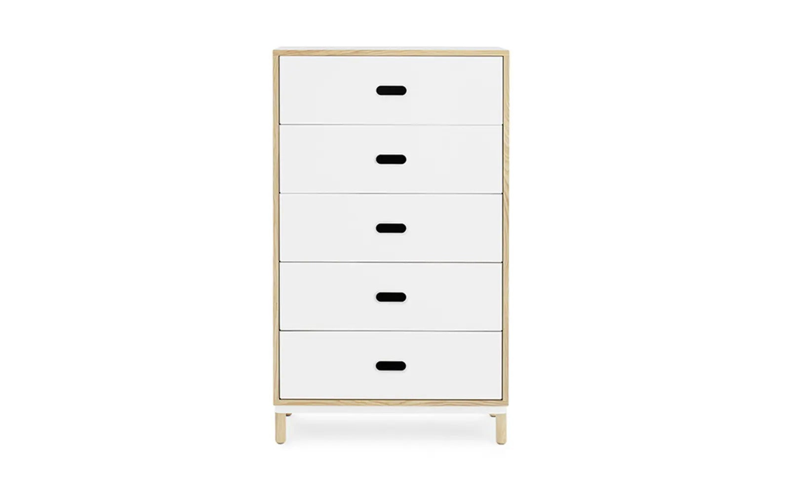 Kabino Dresser w. 5 Drawers White