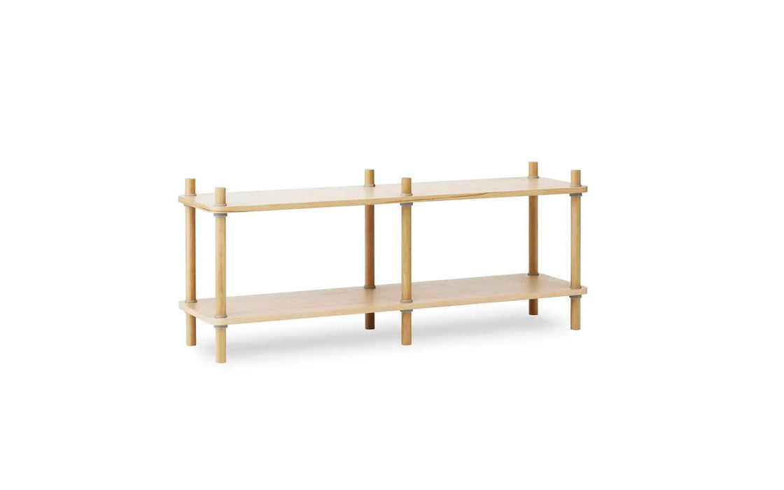 Jam Bookcase 6 poles Oak/grey