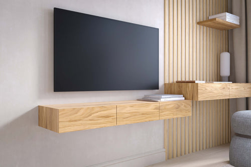 Floating TV Stand Oak