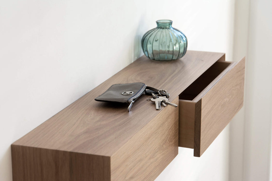 Floating Entryway Shelf - White Oak – M Collection Home + Design