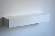 Floating Entryway Shelf - White