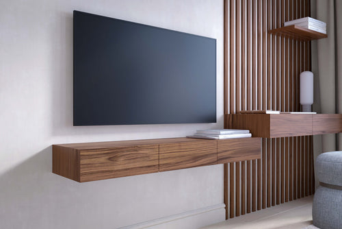 Floating TV Stand Walnut