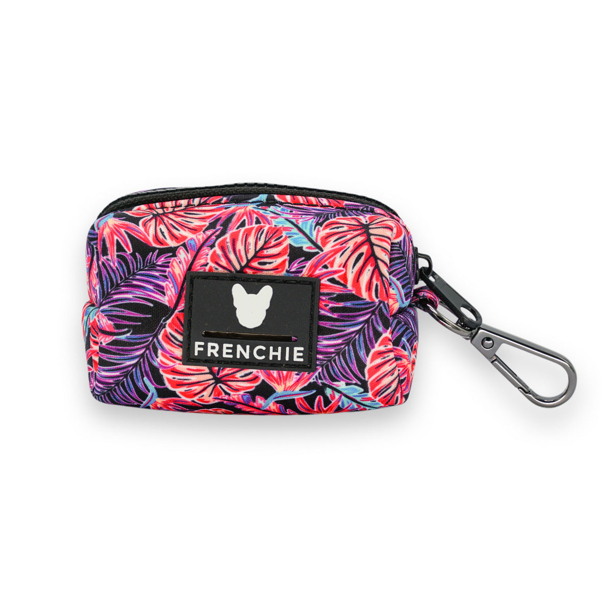 Frenchie Poo Bag Holder - Tropical Palms