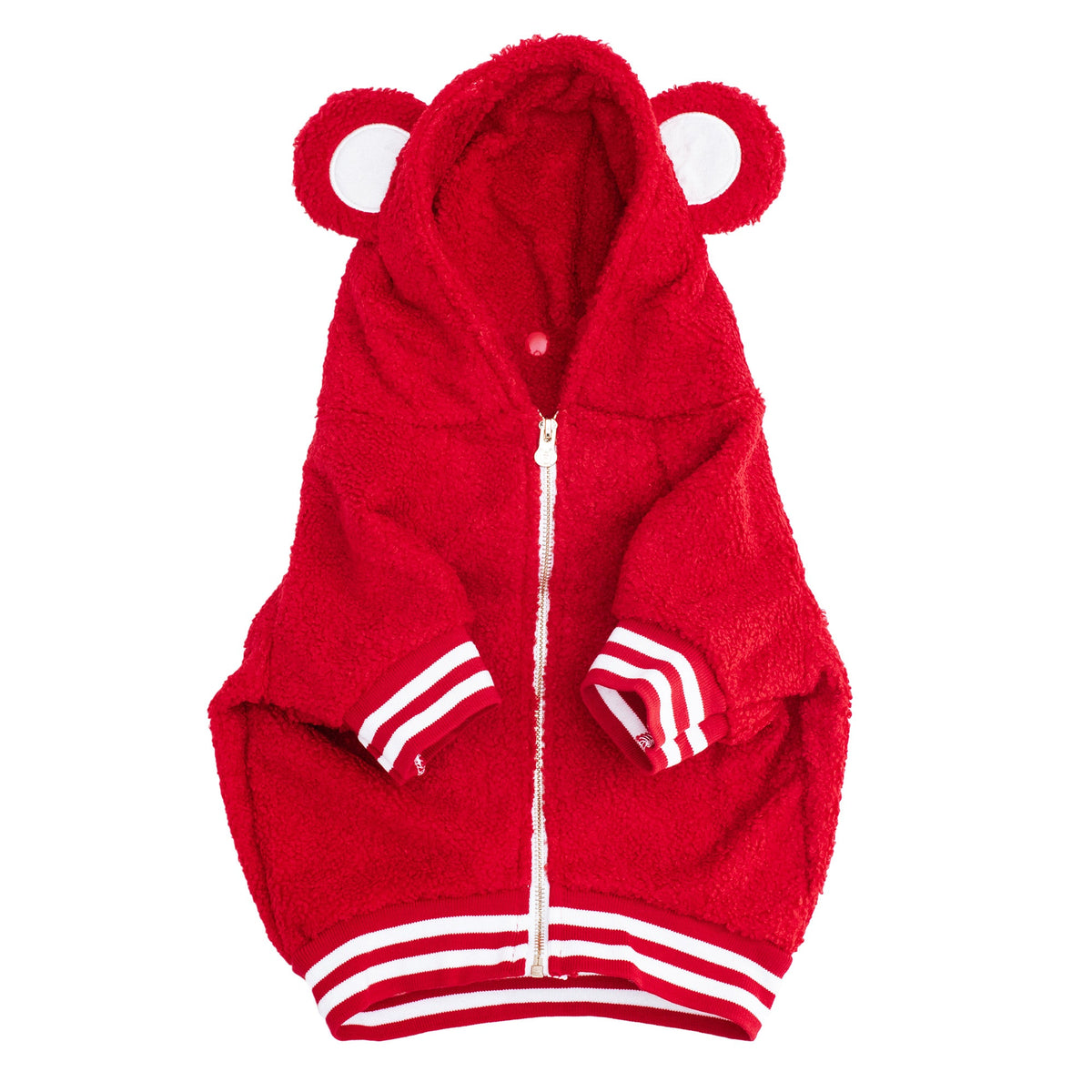 Frenchie Dog Hoodie - Teddy Red