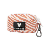 Frenchie Poo Bag Holder - Beige Zebra