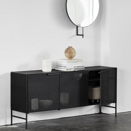 black steel sideboard kristina dam studio