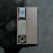 Traditional Japanese Candle - Gift Set of Four in Wooden Box