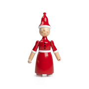 Kay Bojesen Santa Clara / Mrs Santa, Red/White, H: 7.7"