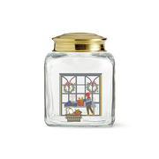 Holmegaard Christmas Biscuit Jar, H: 6.3"