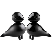 Kay Bojesen Lovebirds, Black, H: 3.5"