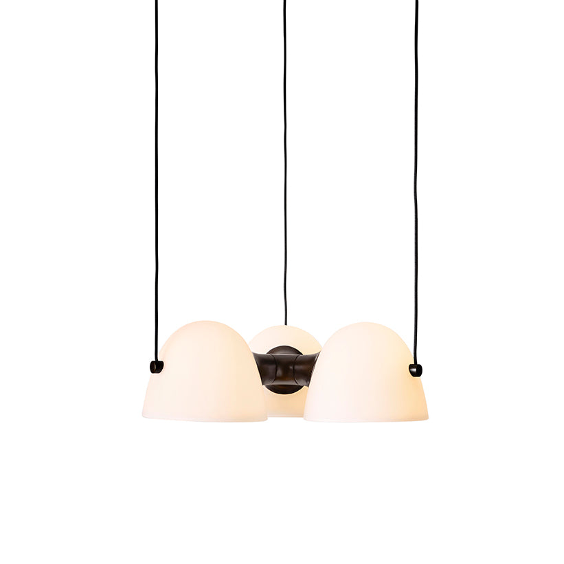 Fuse Triple Pendant Lamp - Burnished Brass
