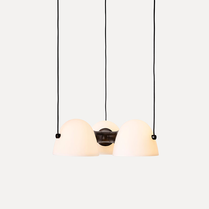 Fuse Triple Pendant Lamp - Burnished Brass