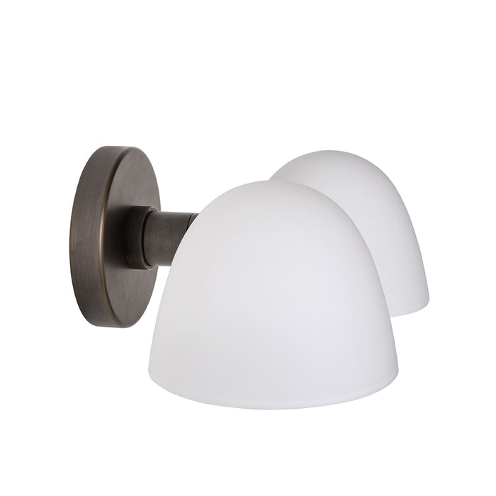 Fuse Double Wall Lamp - Burnished Brass