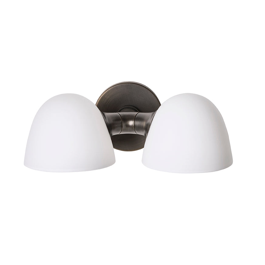 Fuse Double Wall Lamp - Burnished Brass