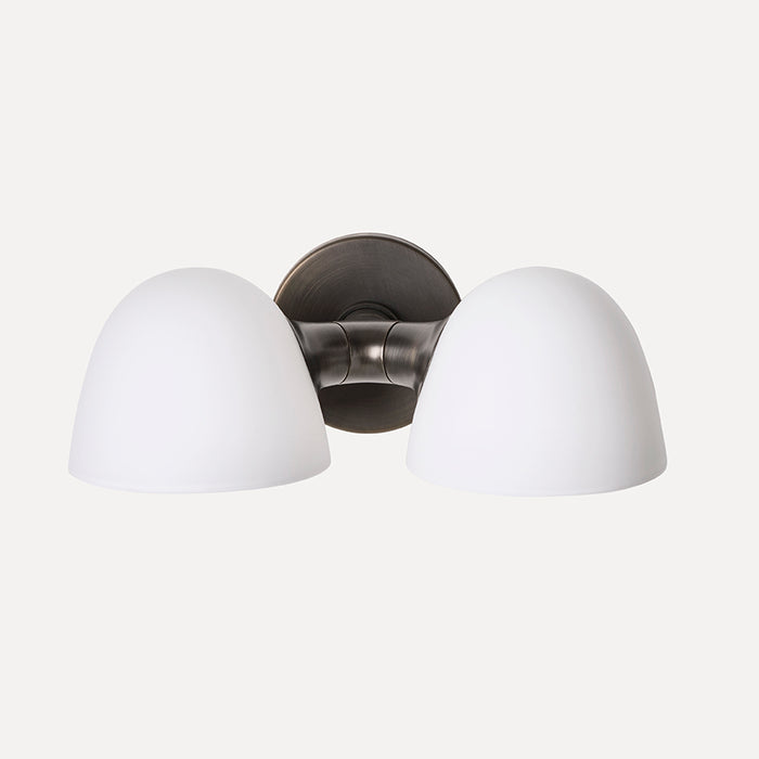 Fuse Double Wall Lamp - Burnished Brass
