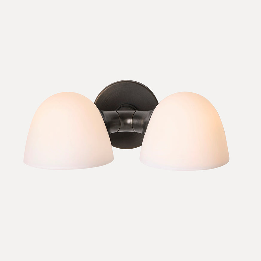 Fuse Double Wall Lamp - Burnished Brass