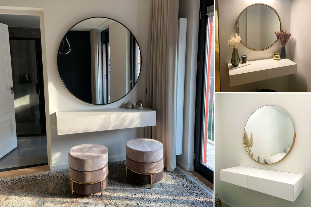 White Floating Dressing Table M Collection Home white-floating-dressing-table-m-collection-home