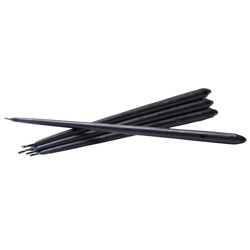 STOFF Nagel Taper Candle by Ester & Erik, Black, Set of 6