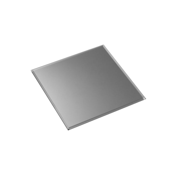 Glass Base Square - Smoked Black