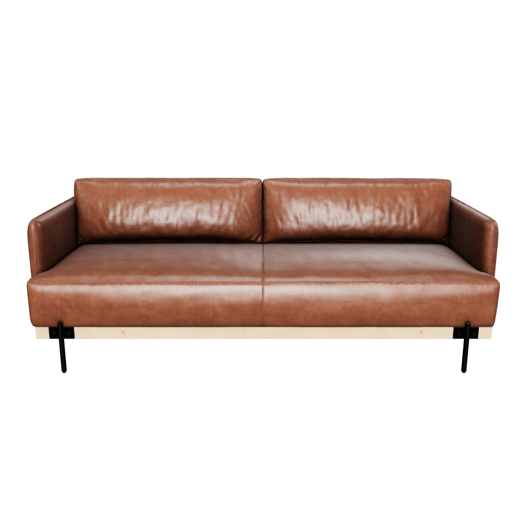 Saul Sofa - Shalimar Tobacco Leather