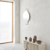 wall mirror for bathroom in danish design