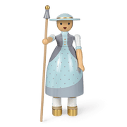 Kay Bojesen Shepherdess, Light Blue, H: 7.9"