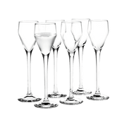 Holmegaard Perfection Shot Glass, Clear, 1.9 Oz, 6 Pcs.