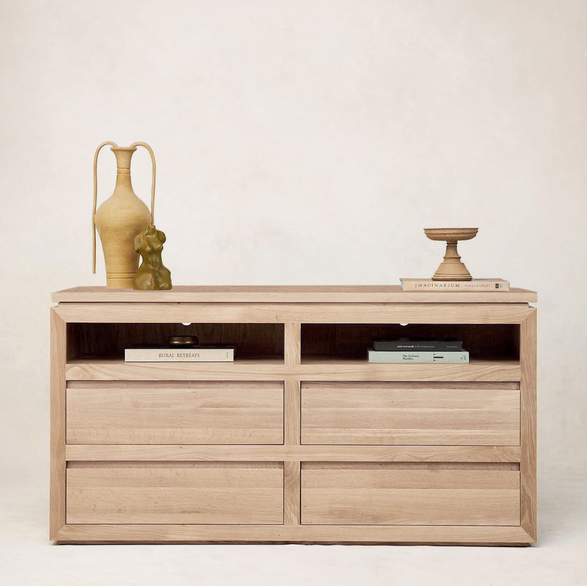 Sofita Wood Dresser - White Oak