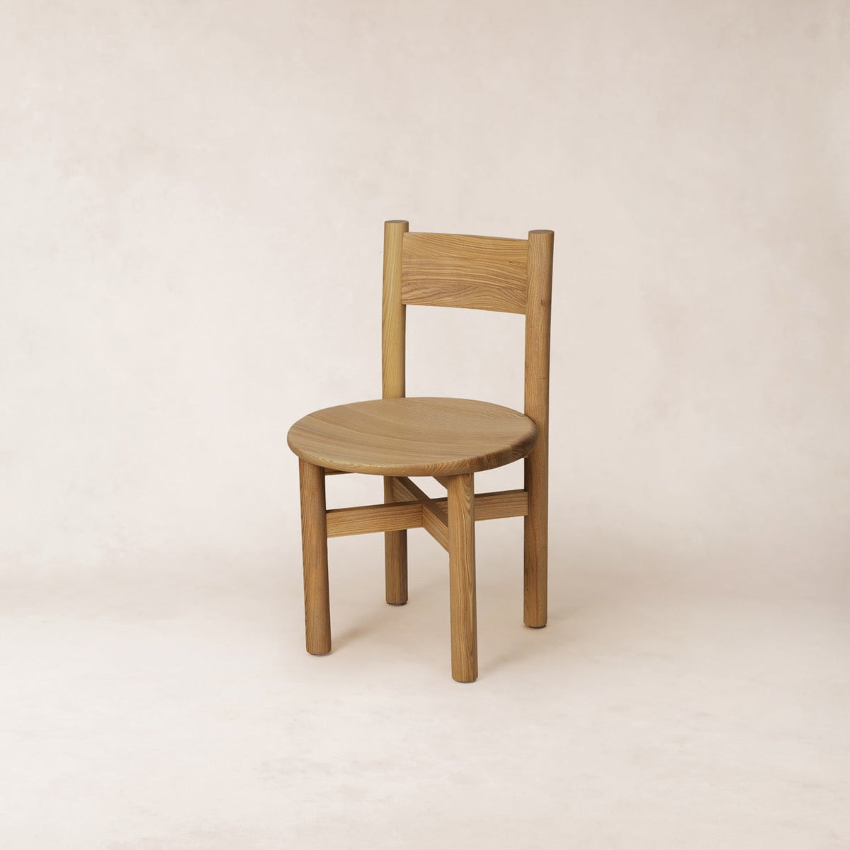 Teddy Wood Dining Chair - Warm Oak