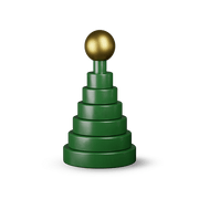 Kay Bojesen Christmas Tree, Green