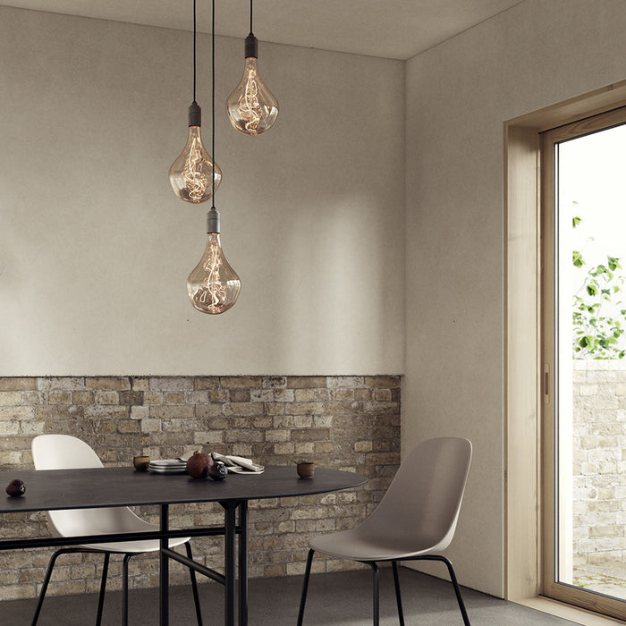 Voronoi II Pendant Light in Graphite - Set of 3
