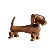 Kay Bojesen Dog, Walnut, H: 4.3"