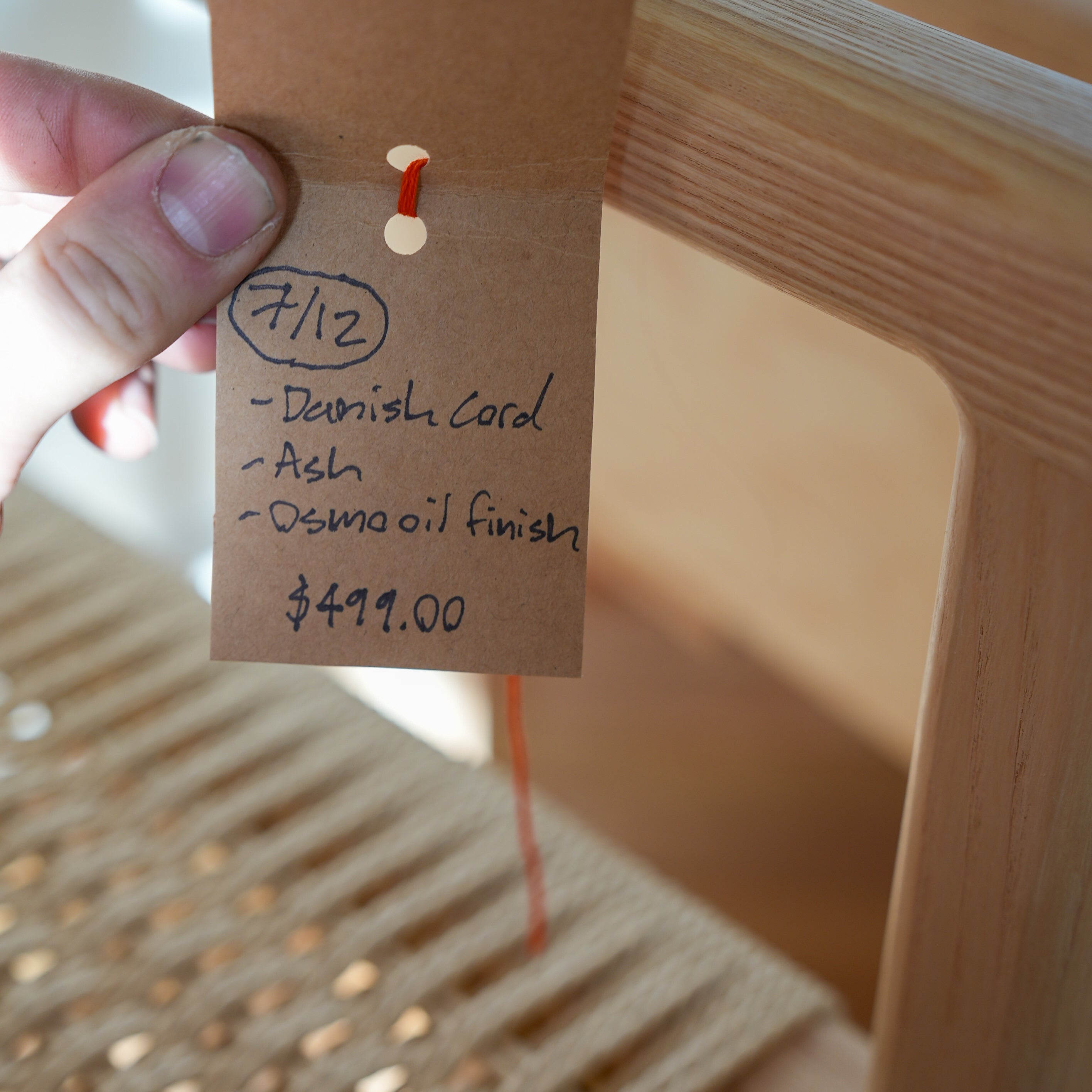 Good Chair - Ash - Woven Danish Cord