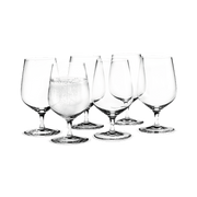 Holmegaard Cabernet Tumbler, Clear, 12.2 Oz, 6 Pcs.