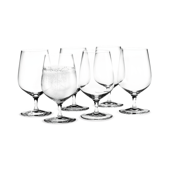 Holmegaard Cabernet Tumbler, Clear, 12.2 Oz, 6 Pcs.