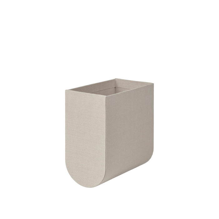 Curved Wall Shelf Box, Grey, XXS